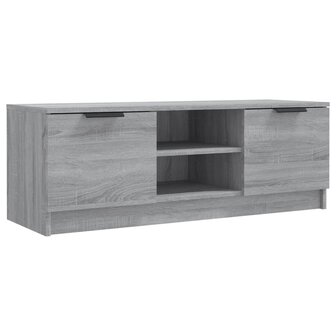 Tv-meubel 102x35x36,5 cm bewerkt hout grijs sonoma eikenkleurig 2