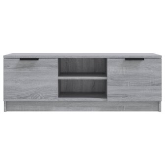 Tv-meubel 102x35x36,5 cm bewerkt hout grijs sonoma eikenkleurig 3