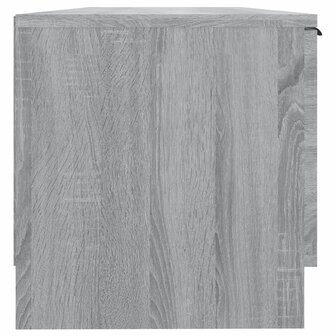 Tv-meubel 102x35x36,5 cm bewerkt hout grijs sonoma eikenkleurig 5