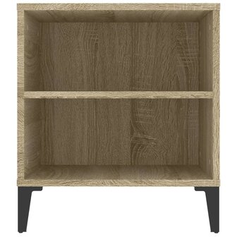 Tv-meubel 102x44,5x50 cm bewerkt hout sonoma eikenkleurig 8