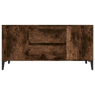 Tv-meubel 102x44,5x50 cm bewerkt hout gerookt eikenkleurig 6