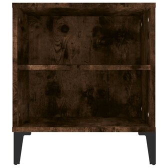 Tv-meubel 102x44,5x50 cm bewerkt hout gerookt eikenkleurig 8