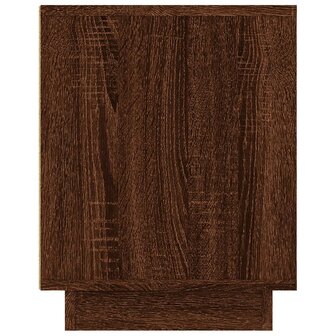 Tv-meubel 102x35x45 cm bewerkt hout bruin eikenkleur 8