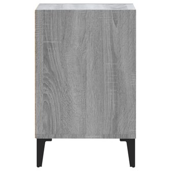 Tv-meubel 100x35x55 cm bewerkt hout grijs sonoma eikenkleurig 7