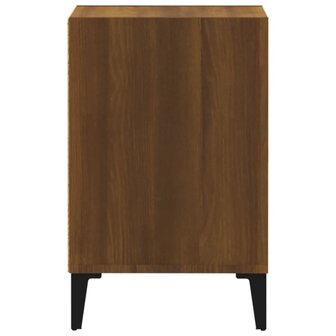 Tv-meubel 100x35x55 cm bewerkt hout bruin eikenkleur 7