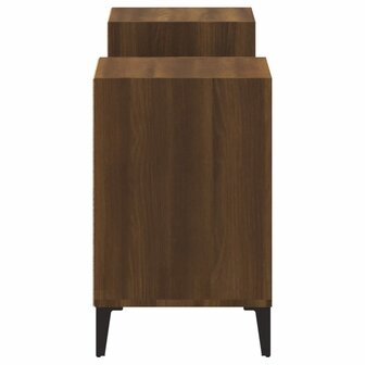 Tv-meubel 160x35x55 cm bewerkt hout bruin eikenkleur 7