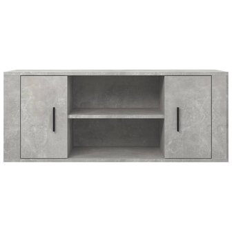 Tv-meubel 100x35x40 cm bewerkt hout betongrijs 3