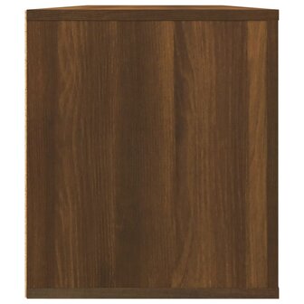 Tv-meubel 100x35x40 cm bewerkt hout bruin eikenkleur 7