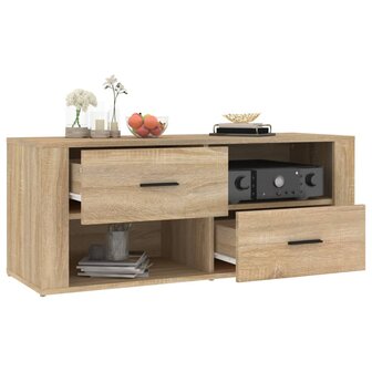 Tv-meubel 100x35x40 cm bewerkt hout sonoma eikenkleurig 5