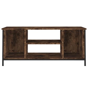 Tv-meubel 102x35x45 cm bewerkt hout gerookt eikenkleurig 5