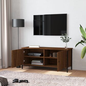 Tv-meubel 102x35x45 cm bewerkt hout sonoma eikenkleurig 3