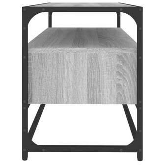 Tv-meubel 80x35x45 cm bewerkt hout grijs sonoma eikenkleurig 7