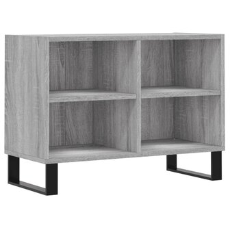 Tv-meubel 69,5x30x50 cm bewerkt hout grijs sonoma eikenkleurig 2