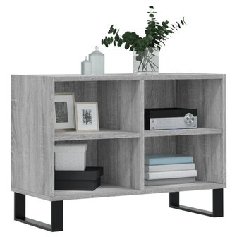 Tv-meubel 69,5x30x50 cm bewerkt hout grijs sonoma eikenkleurig 3