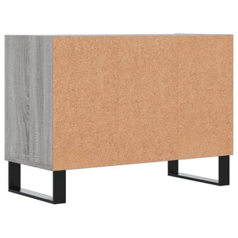 Tv-meubel 69,5x30x50 cm bewerkt hout grijs sonoma eikenkleurig 6