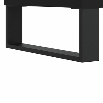 Tv-meubel 103,5x30x50 cm bewerkt hout zwart 7