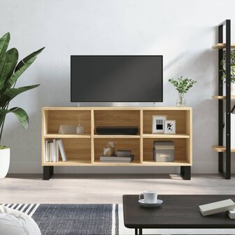 Tv-meubel 103,5x30x50 cm bewerkt hout sonoma eikenkleurig 1