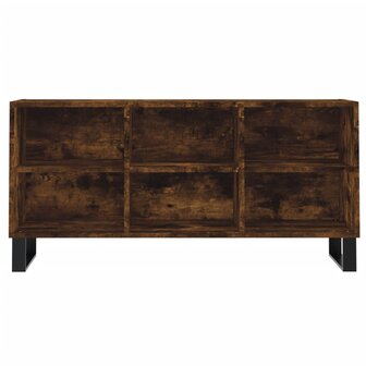 Tv-meubel 103,5x30x50 cm bewerkt hout gerookt eikenkleurig 4