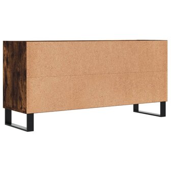 Tv-meubel 103,5x30x50 cm bewerkt hout gerookt eikenkleurig 6