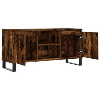 Tv-meubel 104x35x50 cm bewerkt hout gerookt eikenkleurig 6