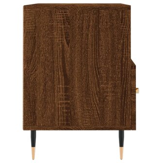 Tv-meubel 80x36x50 cm bewerkt hout bruin eikenkleur 7