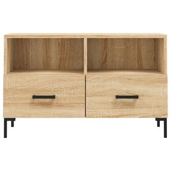 Tv-meubel 80x36x50 cm bewerkt hout sonoma eiken 5