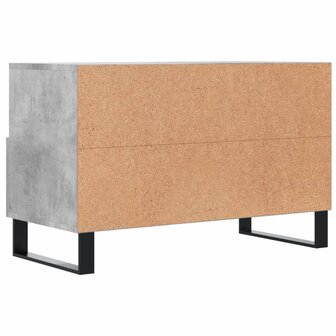 Tv-meubel 80x36x50 cm bewerkt hout betongrijs 8