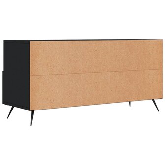 Tv-meubel 102x36x50 cm bewerkt hout zwart 8