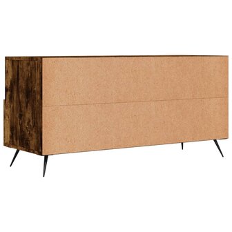 Tv-meubel 102x36x50 cm bewerkt hout gerookt eikenkleurig 8