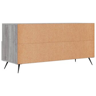 Tv-meubel 102x36x50 cm bewerkt hout grijs sonoma eikenkleurig 8