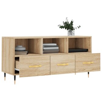 Tv-meubel 102x36x50 cm bewerkt hout sonoma eikenkleurig 4