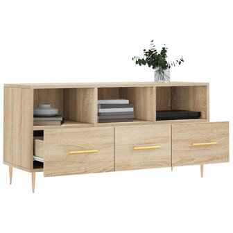 Tv-meubel 102x36x50 cm bewerkt hout sonoma eikenkleurig 4