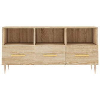 Tv-meubel 102x36x50 cm bewerkt hout sonoma eikenkleurig 5