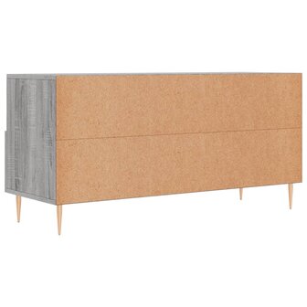 Tv-meubel 102x36x50 cm bewerkt hout grijs sonoma eikenkleurig 8