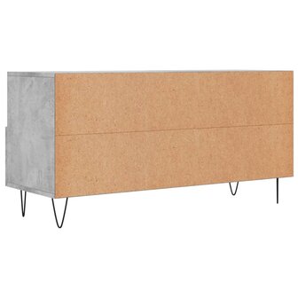 Tv-meubel 102x36x50 cm bewerkt hout betongrijs 8