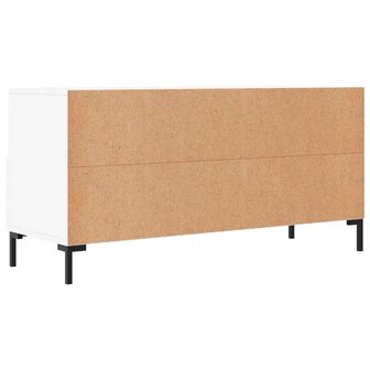 Tv-meubel 102x36x50 cm bewerkt hout wit 8