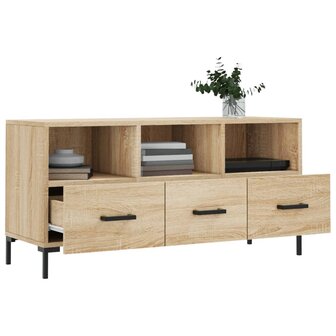 Tv-meubel 102x36x50 cm bewerkt hout sonoma eikenkleurig 4