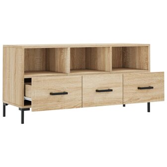 Tv-meubel 102x36x50 cm bewerkt hout sonoma eikenkleurig 6