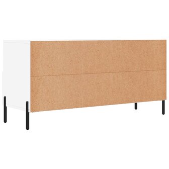 Tv-meubel 102x36x50 cm bewerkt hout wit 8