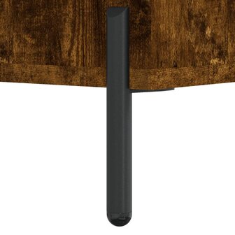 Tv-meubel 102x36x50 cm bewerkt hout gerookt eikenkleurig 10