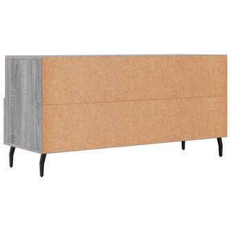 Tv-meubel 102x36x50 cm bewerkt hout grijs sonoma eikenkleurig 8