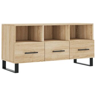 Tv-meubel 102x36x50 cm bewerkt hout sonoma eikenkleurig 2