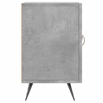 Tv-meubel 150x30x50 cm bewerkt hout betongrijs 7