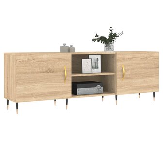 Tv-meubel 150x30x50 cm bewerkt hout sonoma eikenkleurig 3