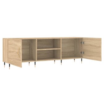 Tv-meubel 150x30x50 cm bewerkt hout sonoma eikenkleurig 6