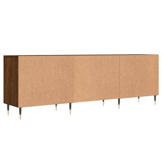 Tv-meubel 150x30x50 cm bewerkt hout bruin eikenkleur 8