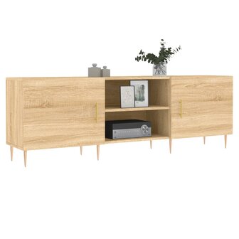 Tv-meubel 150x30x50 cm bewerkt hout sonoma eikenkleurig 3