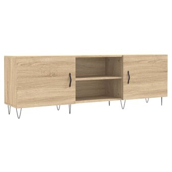 Tv-meubel 150x30x50 cm bewerkt hout sonoma eikenkleurig 2