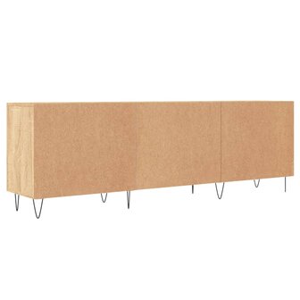 Tv-meubel 150x30x50 cm bewerkt hout sonoma eikenkleurig 8