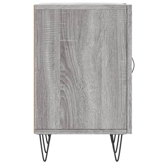 Tv-meubel 150x30x50 cm bewerkt hout grijs sonoma eikenkleurig 7